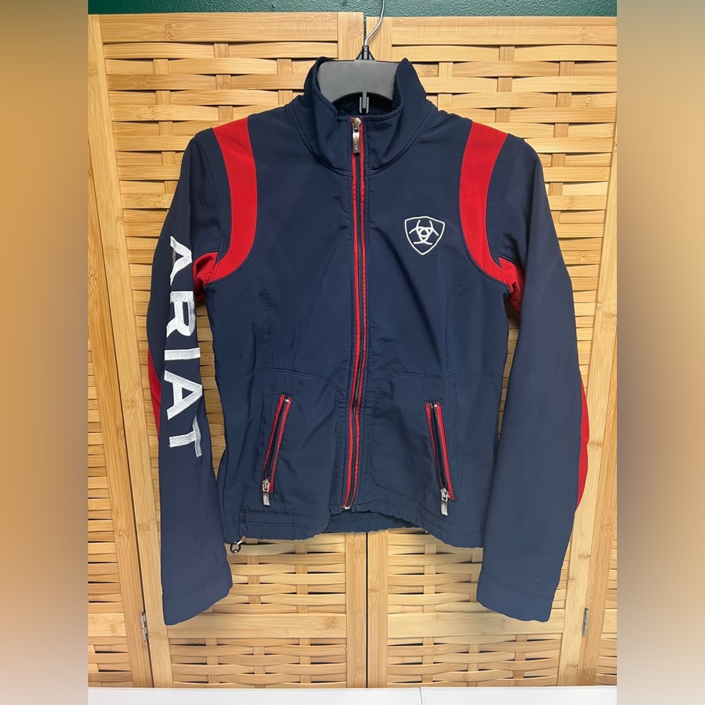 Ariat women’s red/white/blue fitted jacket